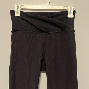 Athleta Crossover Ribbed Leggings